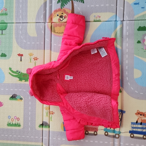 EUC Baby Gap 6-12 month girls winter jacket - Picture 3 of 6